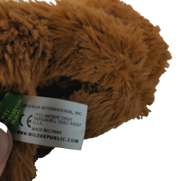 Wild Republic Brown Hanging Monkey Zoo Jungle Plush Stuffed Animal 2014 22” - Picture 6 of 6
